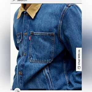 Levi’s Stock Trucker Jacket with Corduroy Collar - L